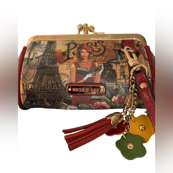 Nicole Lee Artistic Parisian Clutch with Charm - Picture 5 of 9